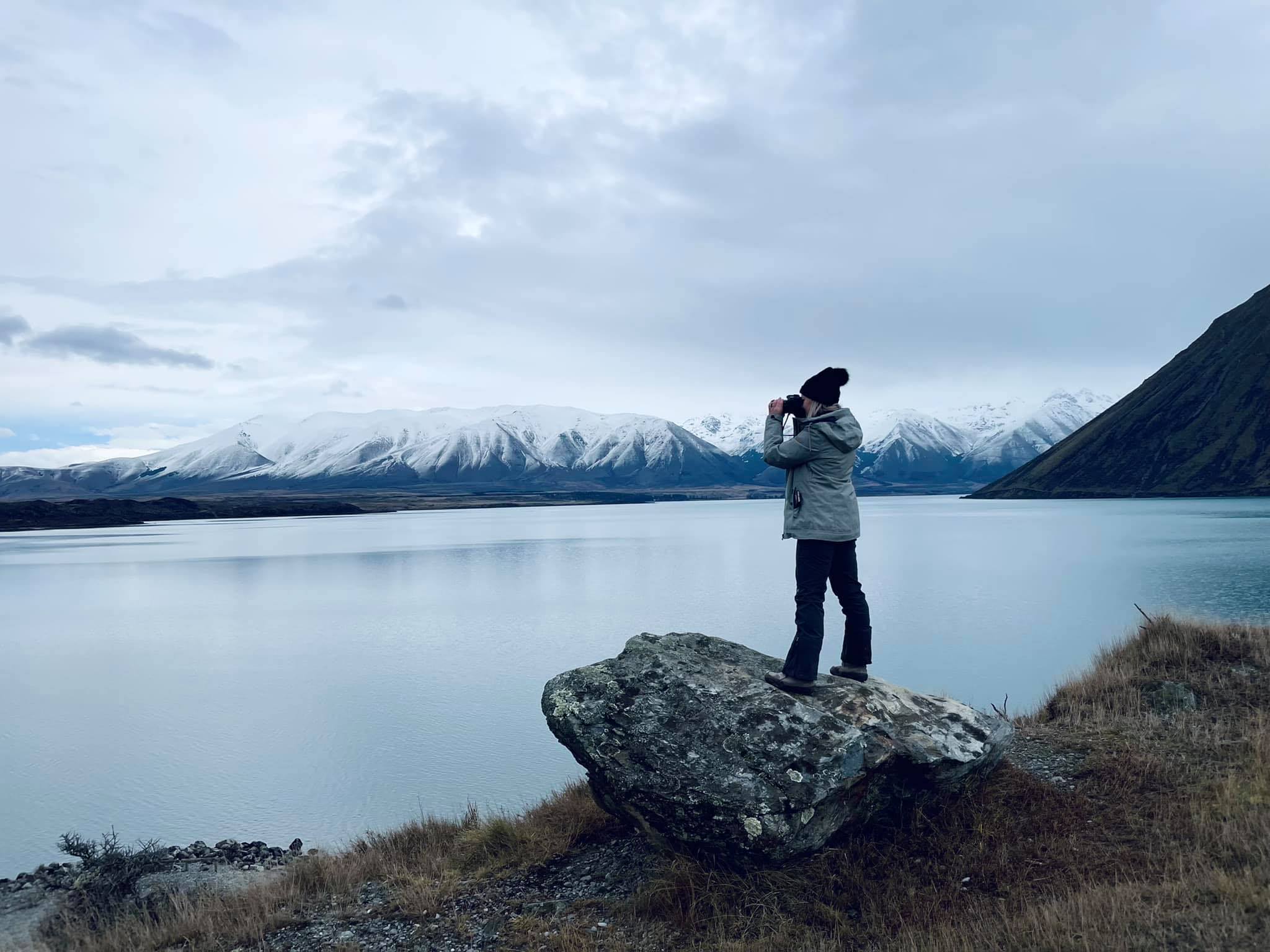 Morning dew and soft light.